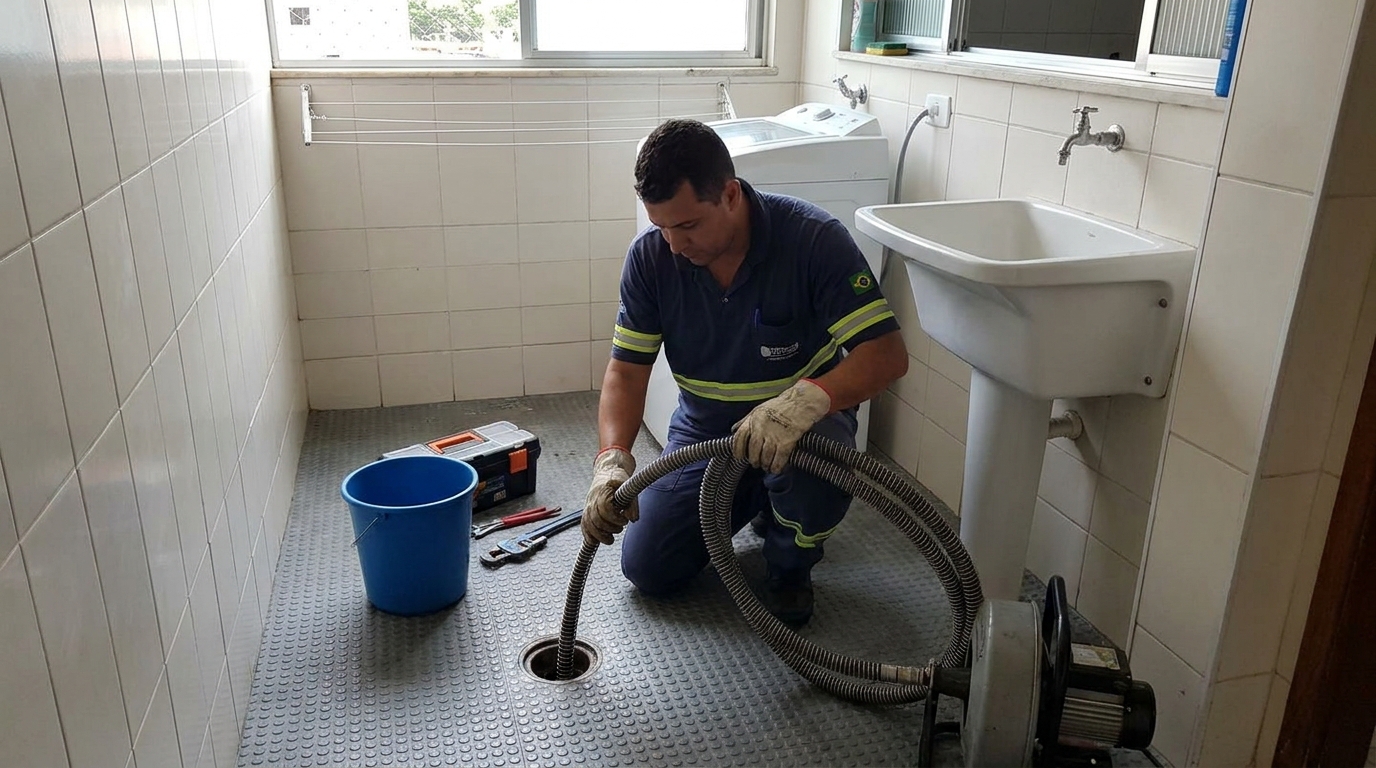 Desobstrução na Cozinha em Novo Hamburgo‑RS